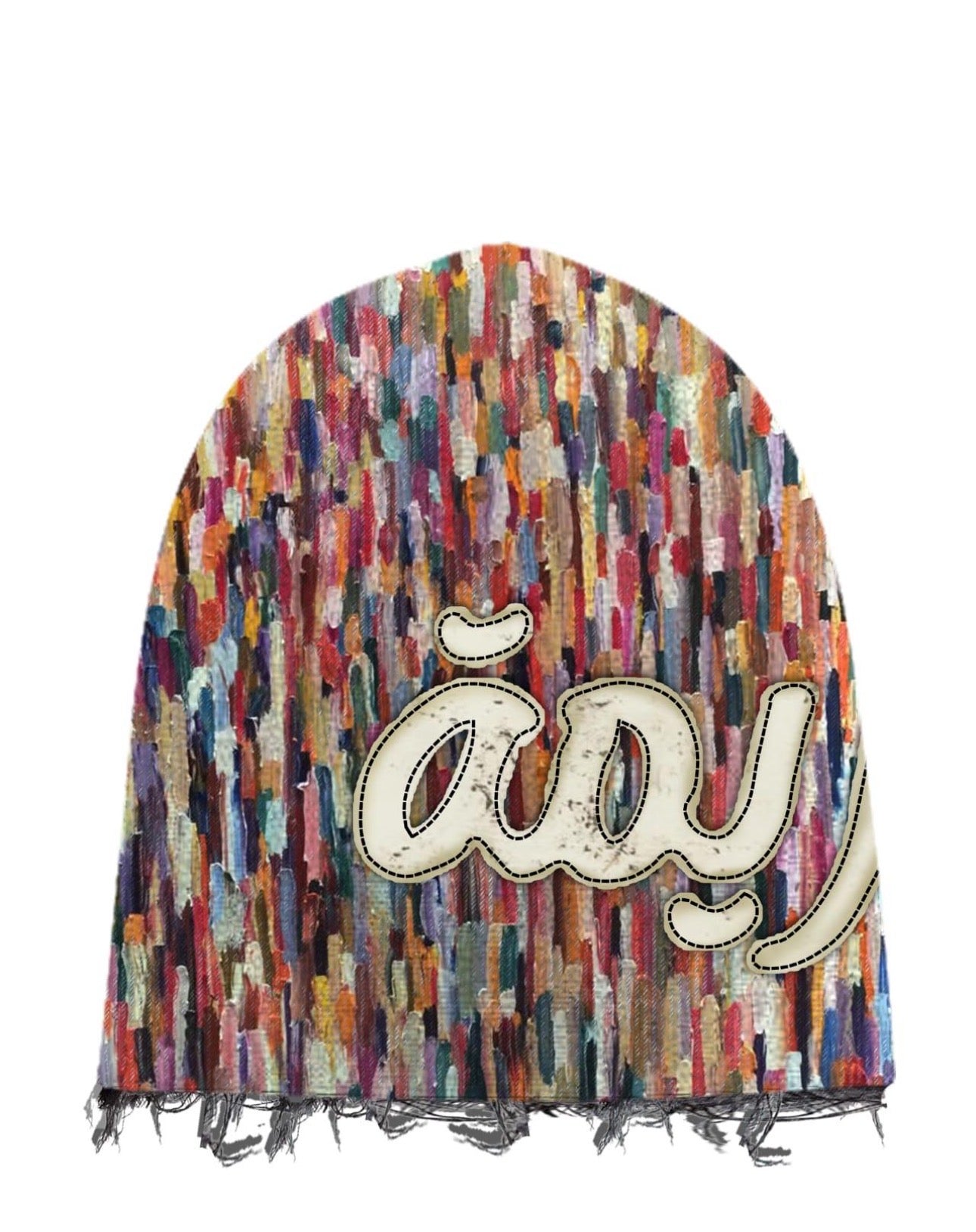 AZM abstract beanie