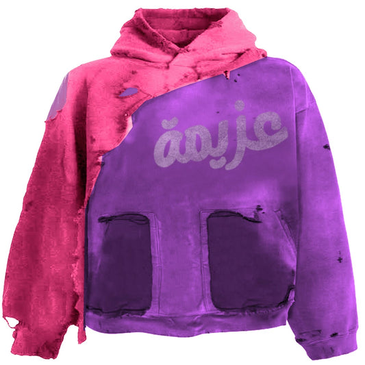 AZEMA DISTRESSED HOODIE